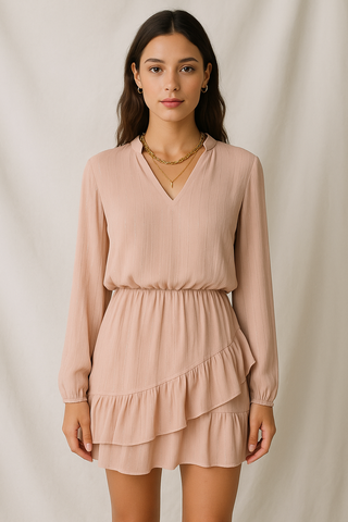 Shimmery Stripped Dress