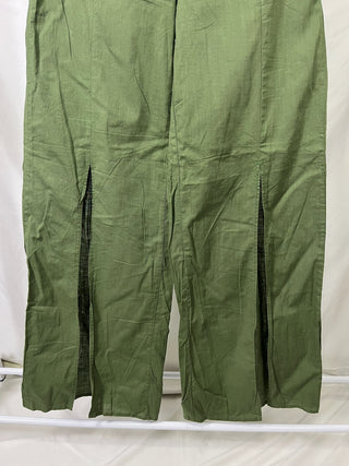 Elephant-Leg Slit Pants