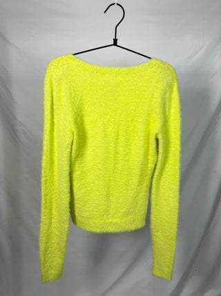 Lime Fuzzy Sweater