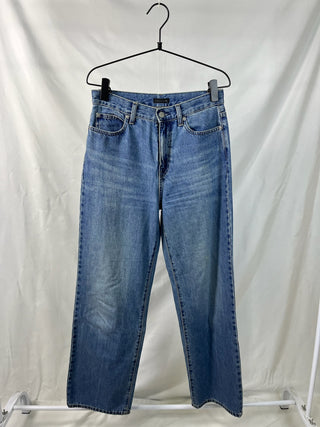 Wash Wide-Leg Denim