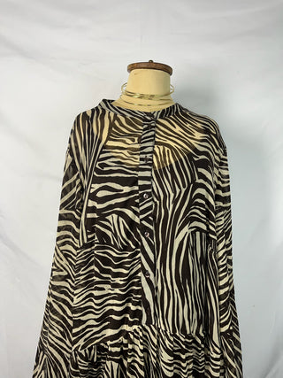 Zebra Maxi Dress