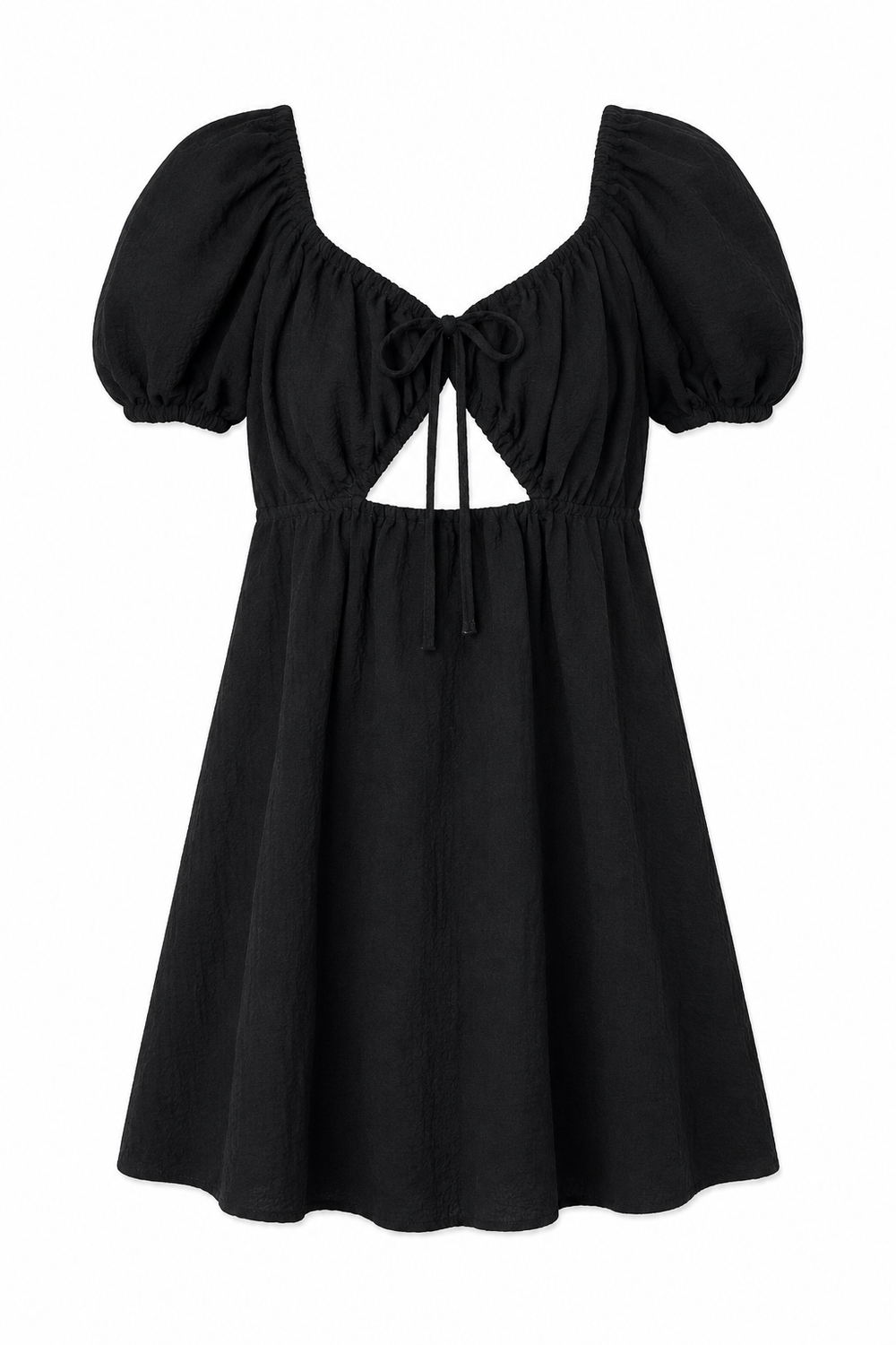 Puffy Shoulder Dress