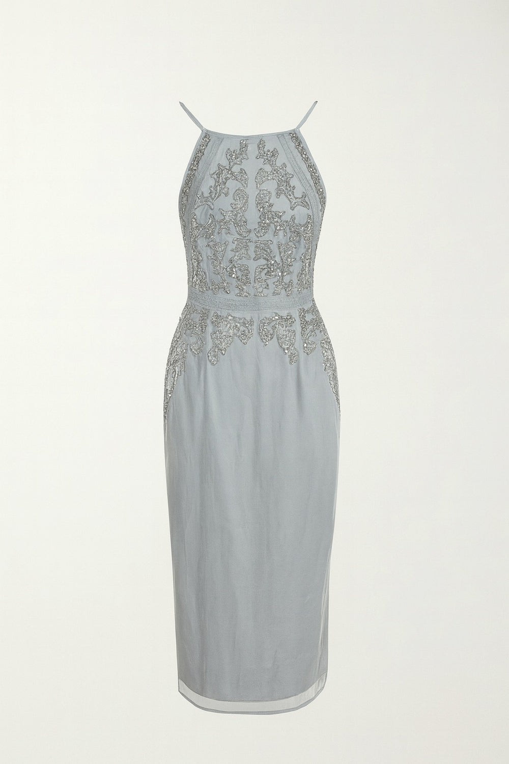 Halter Silver Shine Dress