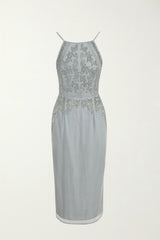 Halter Silver Shine Dress