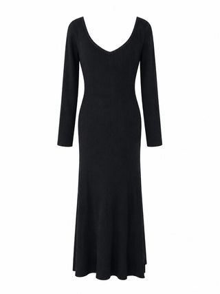 Open Neckline Maxi Dress