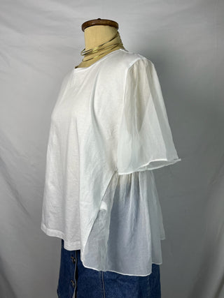 Sheer Panel Tee