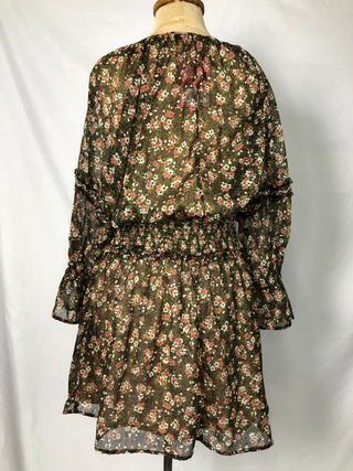 Two-line Embroidery Dress