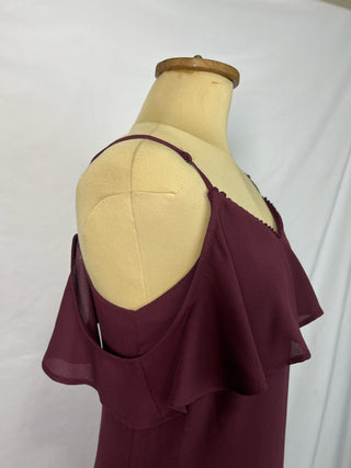 Petit Burgundy Dress