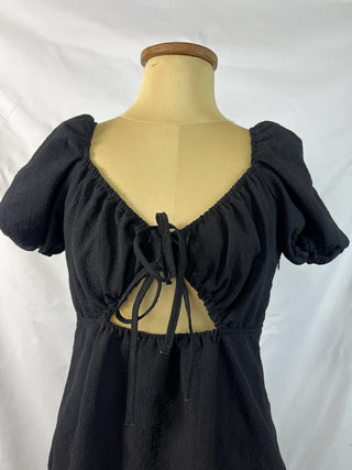 Puffy Shoulder Dress