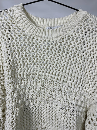 Cream Wide Sweater