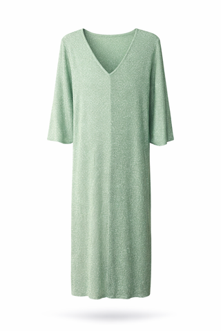 Two-Tone Sage Dress