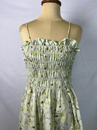 Smocked Top Floral Dress