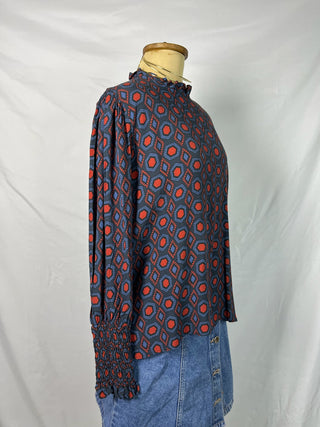 Retro Hexa Blouse