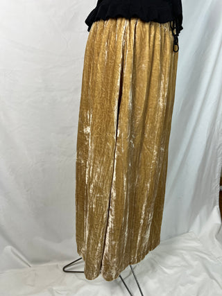 Golden Hour Velvet Maxi Skirt