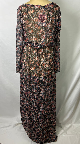 Flower Chiffon Dress