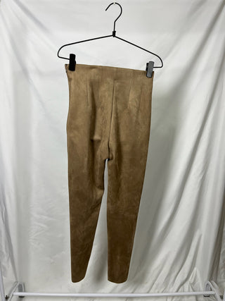 Suede Tapered Leggings