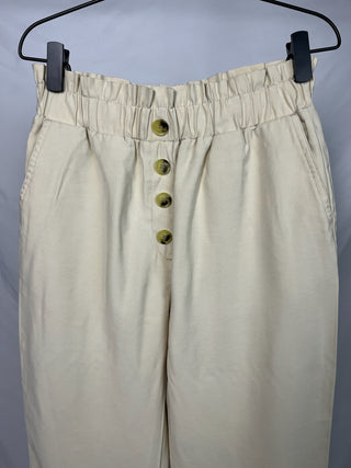 Button-Front Pants