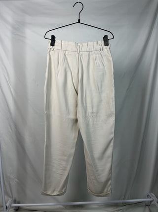 Essential Creamy Straight-Leg Pants