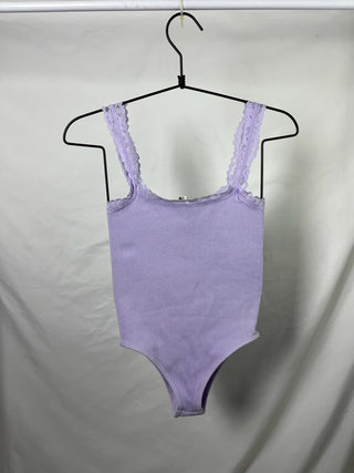 Lilac Ribbed Bodysuit