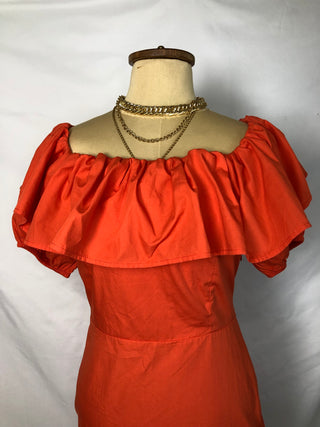 Off-Shoulder Ruffle Dress