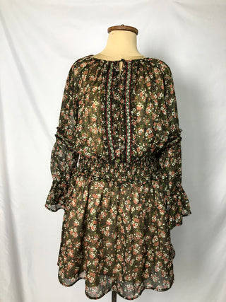 Two-line Embroidery Dress