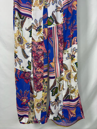 Floral Patchwork Pants