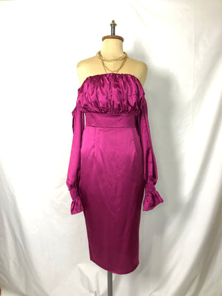 Midnight Metallic Dress