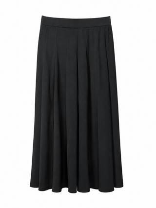 Pleats Flowy Wide-Leg Pants