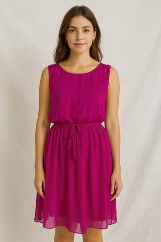 Waist Belted Dress