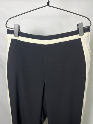 Black&White Side Striped Pants