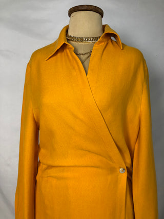 Cross Collared Dress