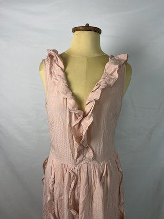 V-Ruffled Dress