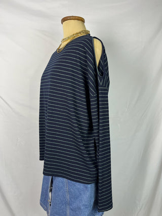 Striped Off-Shoulder Top
