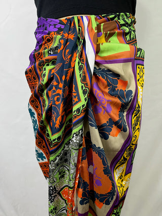 Knot Patchwork Skirt
