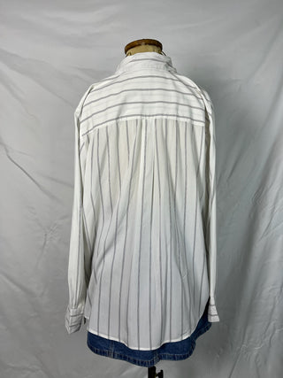 Pinstripe Button-Up