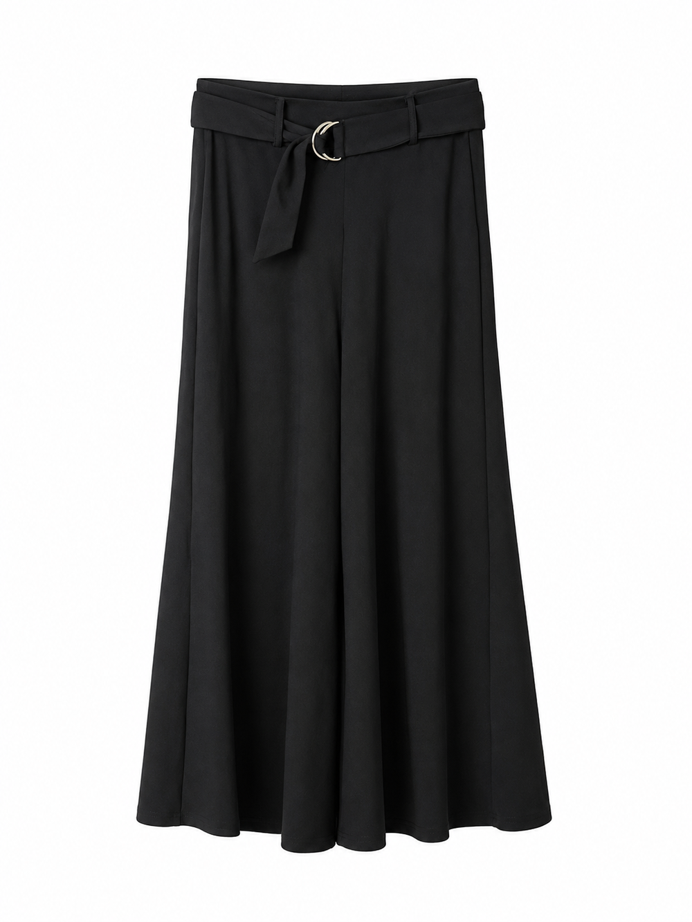 Belted Classic Flowy Pants