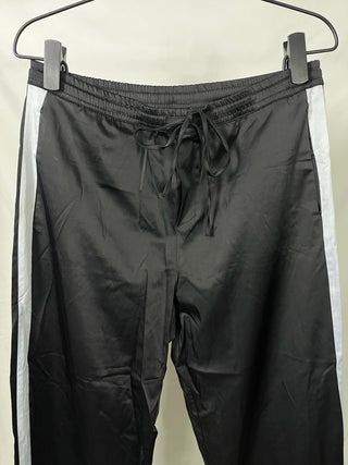 Satin Stripe-Sides Pants