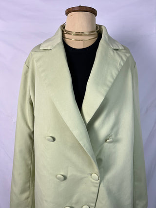 Pastel Double-Breasted Blazer