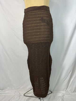 Open-Knit Skirt