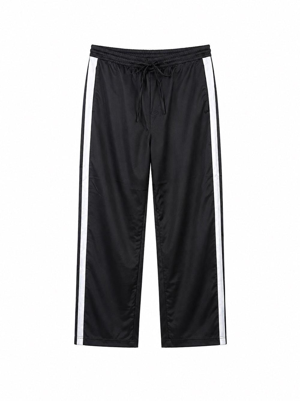 Satin Stripe-Sides Pants