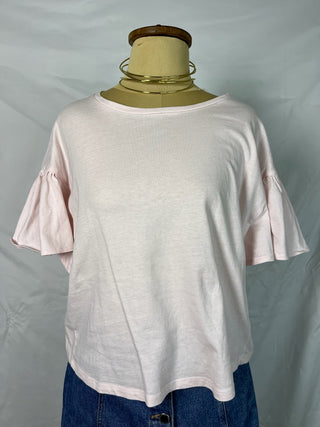 Ruffle Sleeve Tee