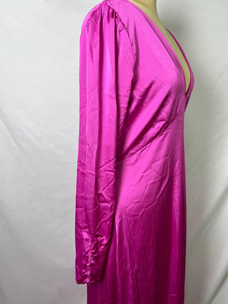 Hot Pink Body-Flow Dress