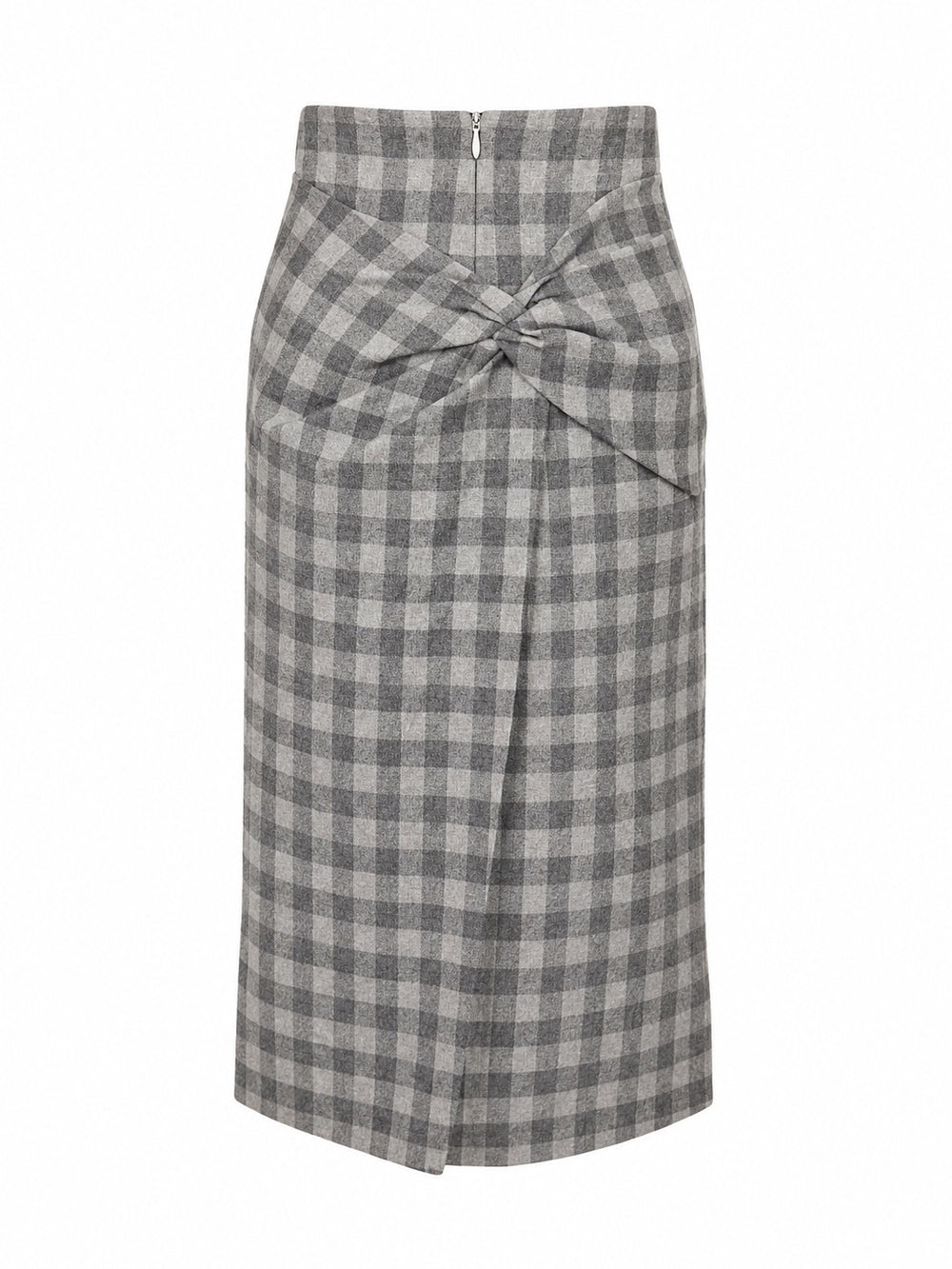 Smart Checkered Skirt