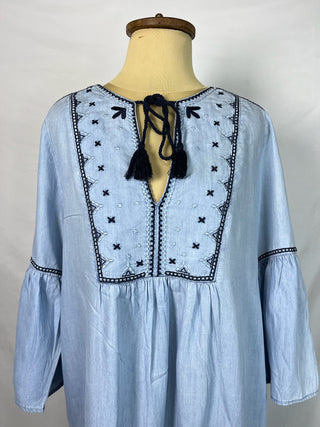 Chambray Charm Dress