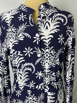 Navy Floral Dress