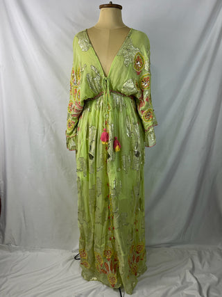 Embellished Bohemian Maxi Dress