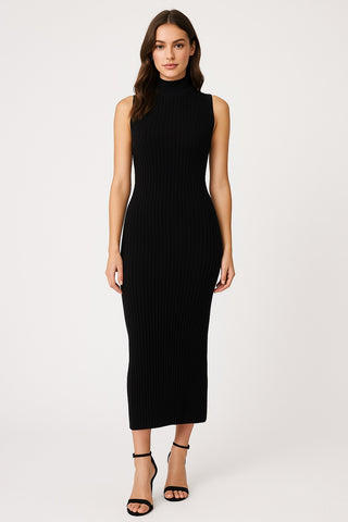 Sleek Ribbed Dress