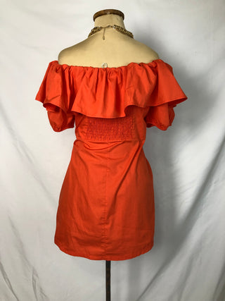 Off-Shoulder Ruffle Dress