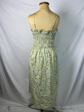 Smocked Top Floral Dress