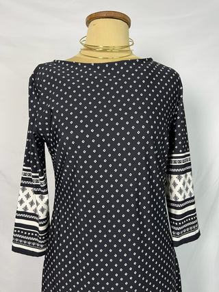 Retro Pattern Moment Dress